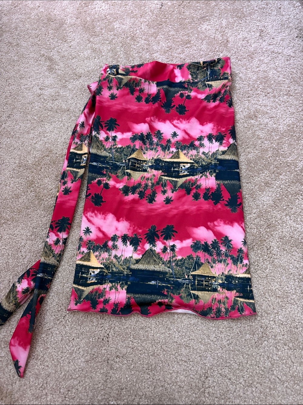 Wahine Australia Tropical Pink Swimwear wrap